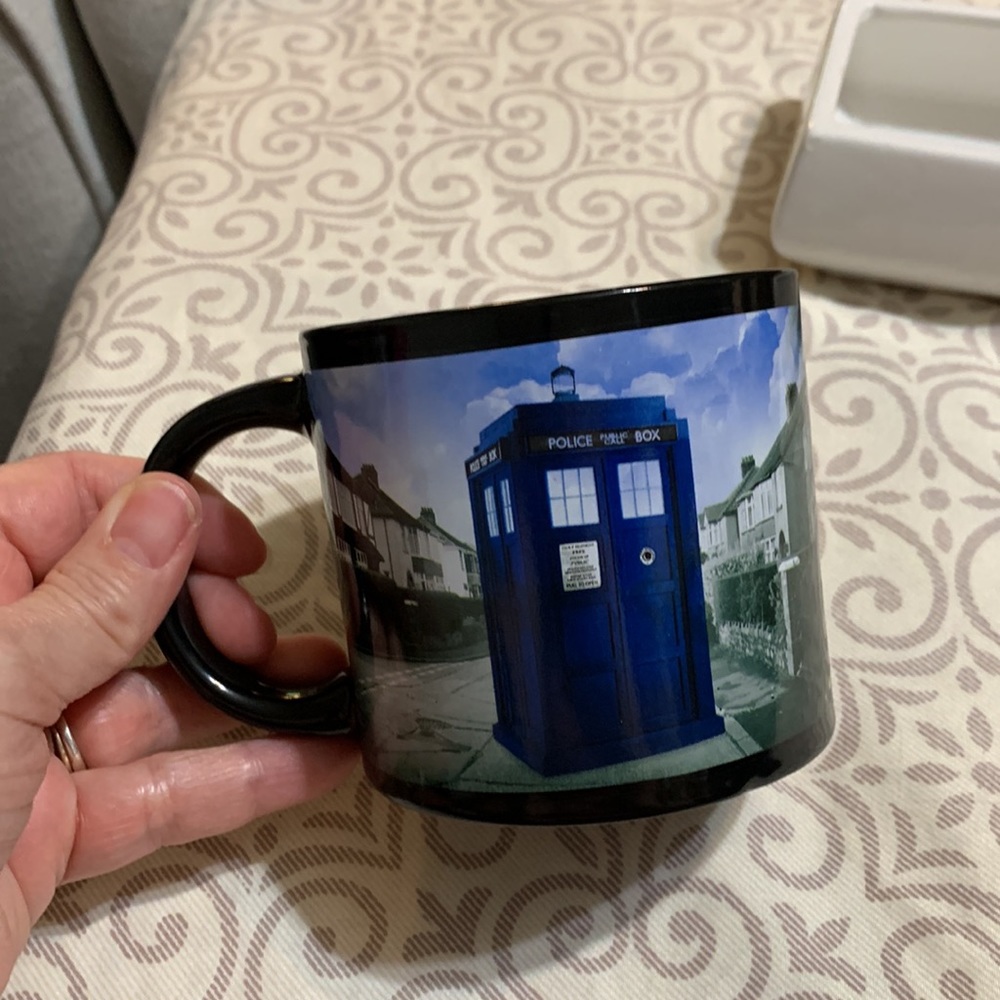 Dr. Who coffee cup, BBC America